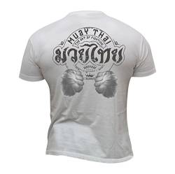 Dirty Ray Kampfsport MMA Muay Thai Herren Kurzarm T-Shirt DT5B (XL) von Dirty Ray