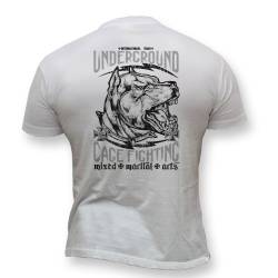 Dirty Ray Kampfsport MMA Underground Cage Fighting Herren Kurzarm T-Shirt K42 (L) von Dirty Ray