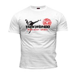 Dirty Ray Kampfsport Taekwondo Herren T-Shirt DT15B (M) von Dirty Ray