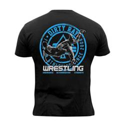 Dirty Ray Kampfsport Wrestling Herren Kurzarm T-Shirt DT14C (M) von Dirty Ray