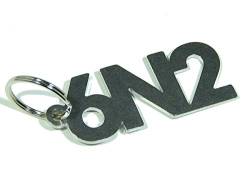 DisagrEE Schlüsselanhänger Polo 6N2 - hochwertiger Edelstahl glatt von DisagrEE