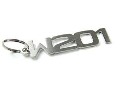 DisagrEE Schlüsselanhänger W201 - gebürsteter Edelstahl von DisagrEE