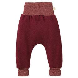 Disana Pumphose, super leichte und Bequeme Kinderhose | 100% Bio-Merinowolle GOTS, IVN Best | Baby Kleinkind Kind Unisex | Made in Germany | Cassis Gr. 62-68 von Disana