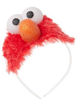 Disguise Damen Sesamstraße Elmo Erwachsene Kostüm Stirnband, Rot/Ausflug, einfarbig (Getaway Solids), Einheitsgröße von Disguise