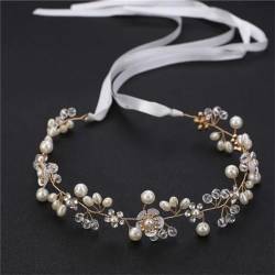 Böhmische Perlenstrand-Blumengirlande, romantische Hochzeitskränze, Blumen-Stirnband, 12 Stirnbänder von Disimlarl