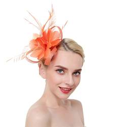 Disimlarl Haarspangen mit Blumenmotiv, massiv, auf Stirnband, für Frauen, Feder, Party, Hochzeit, Haarspangen von Disimlarl