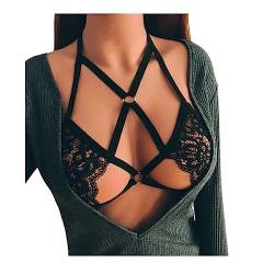 Damen Spitzen BH Offene Brüste Cups Ouvert Dessous Büstenhebe Sexy Kostüme Bralette Buster Reizwäsche Dessous Reizwäsche Top Push Up Erotische Ouvert Offen Transparent Bustier E2-Schwarz,S von Dislsokrhov