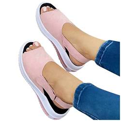 Dislsokrhov Schlappen Damen Pantoletten Elipinks Weisse Fischersandale Teenager Bokyna Sandale Ausgefallene Sandaletten Sandals Peep-Toe Italienische Römersandalen Sommerschuhe von Dislsokrhov