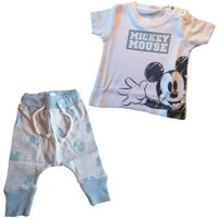 Disney Baby Shirt & Hose Baby Set Kurzarm- Shirt & lange Hose, mit Mickey Mouse Motiv (Set, 2-tlg) von Disney Baby