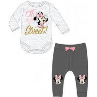 Disney Baby Shirt & Hose Minnie Maus "Oh so sweet" Langarm-Baby-Set, Body & Hose in Grau (Set, 2-tlg) von Disney Baby