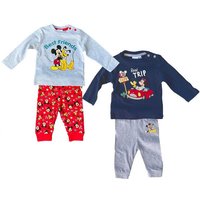 Disney Baby Strampler Mickey Mouse 2x Set Baby Body + Hose 4 Teile 62 68 80 86 92 von Disney Baby