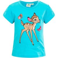 Disney Bambi T-Shirt Disney Bamby Baby Tshirt, blau, Glitzer, Gr. 68-92 von Disney Bambi