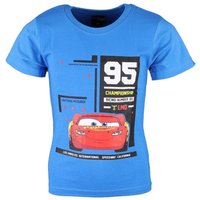 Disney Cars T-Shirt Disney Pixar Cars Lightning McQueen Kinder Jungen Shirt Gr. 98 bis 128, 100% Baumwolle von Disney Cars