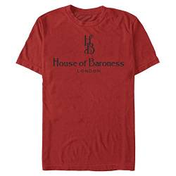 Disney Classics Unisex DNCA-Baroness Simple Organic Short Sleeve T-Shirt, Red, XL von Disney Classics