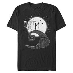 Disney Classics Unisex Nightmare Before Christmas-Meant to Be Organic Short Sleeve T-Shirt, Black, XL von Disney Classics