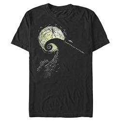 Disney Classics Unisex Nightmare Before Christmas-Spiral Hill Jack Organic Short Sleeve T-Shirt, Black, L von Disney Classics