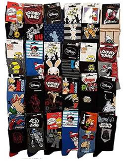 Disney Socks And Underwear Licence Fantasy Socken aus Baumwolle Verkauft im Überraschungspack (as3, numeric, numeric_40, numeric_46, regular, regular, Packung mit 10 Paaren) von Disney Socks And Underwear