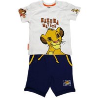 Disney The Lion King Print-Shirt Der König der Löwen Simba Baby Sommer Set T-Shirt plus Shorts Gr. 62 bis 86, 100% Baumwolle von Disney The Lion King