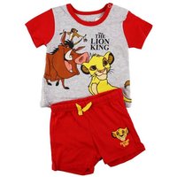 Disney The Lion King Print-Shirt König der Löwen Simba Baby Kinder Jungen Sommerset Shorts plus T-Shirt Gr. 62 bis 86, 100% Baumwolle von Disney The Lion King