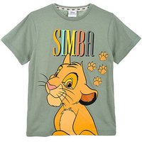 Disney The Lion King T-Shirt Simba Jungen Kurzarmshirt aus Baumwolle Gr. 98 - 116 cm von Disney The Lion King