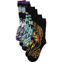 Disney Villains - Disney Socken - Scar, Hades, Ursula - EU35-38 bis EU39-42 - für Damen - Größe EU 35-38 - multicolor  - EMP exklusives Merchandise! von Disney Villains