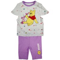 Disney Winnie Puuh Print-Shirt Winnie Pooh und Ferkel Baby T-Shirt plus Shorts Gr. 62 bis 86, 100% Baumwolle von Disney Winnie Puuh