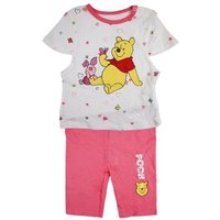 Disney Winnie Puuh Print-Shirt Winnie Pooh und Ferkel Baby T-Shirt plus Shorts Gr. 62 bis 86, 100% Baumwolle von Disney Winnie Puuh