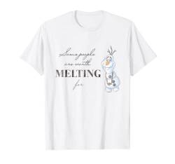 Disney 100 Anniversary Frozen Olaf D100 Quote Sweet T-Shirt von Disney