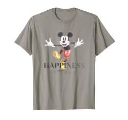 Disney 100 Anniversary Mickey Mouse D100 Quote Happiness T-Shirt von Disney