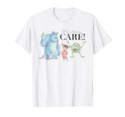 Disney 100 and Pixar's Monsters Inc We Scare Because We Care T-Shirt von Disney