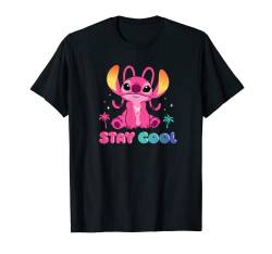 Disney Angel Stay Cool Bubble Letters T-Shirt von Disney