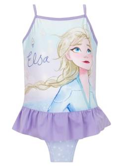 Disney Badehose Mädchen | Schwimmanzug Frozen | ELSA Badeanzug | Blau 128 von Disney