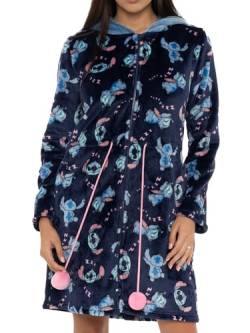 Disney Bademantel Stitch | Stitch Morgenmantel | Stitch Bademantel Damen | Blau L von Disney