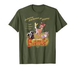 Disney Bambi Enchanting Entertainment For Everyone Retro T-Shirt von Disney