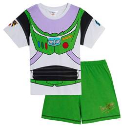 Disney Buzz Lightyear Schlafanzug für Jungen, leuchtet im Dunkeln Gr. 5-6 Jahre, grün von Disney