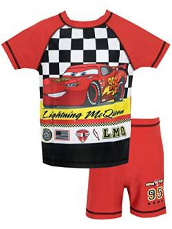 Disney Cars Jungen Lightning McQueen Zweiteiliger Badeanzug 104 von Disney