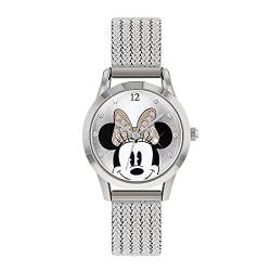 Disney Damen Datum klassisch Quarz Uhr mit Edelstahl Armband MN8008 von Disney