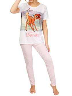 Disney Damen Schlafanzug Bambi Mehrfarbig Small von Disney