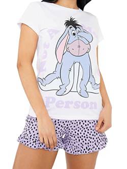 Disney Damen Schlafanzug Eeyore Violett X-Large von Disney