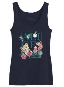 Disney Damen Wodalwotk022 Tanktop, Marineblau, Small von Disney