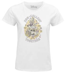 Disney Damen Wodmickts257 T-Shirt, weiß, XXL von Disney