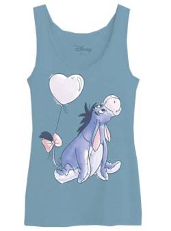 Disney Damen Wodwinitk011 Tanktop, blau, Small von Disney