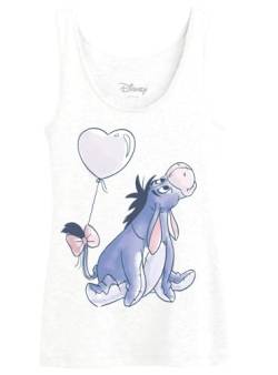 Disney Damen Wodwinitk011 Tanktop, weiß, Small von Disney