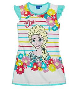 Disney Die Eiskönigin Elsa & Anna Mädchen Nachthemd - türkis - 140 von Disney