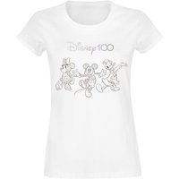 Disney - Disney T-Shirt - Disney 100 - 100 Years of Wonder - M bis XXL - für Damen - Größe L - weiß  - EMP exklusives Merchandise! von Disney