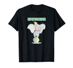 Disney Dumbo Baby Elephant Balancing Ball Watercolor T-Shirt T-Shirt von Disney