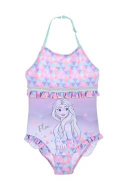Disney ELSA Badeanzug für Mädchen, Einteiliger Badeanzug für Mädchen, Schwimmen Kostüm Frozen, Geschenk für Mädchen, Größe 8 Jahre, Lila von Disney