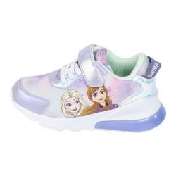 Disney ELSA und Anna Schuhe für Mädchen, Frozen Sportschuhe, Leuchtende Sneakers für Mädchen, Größen EU 25 bis 32 (Lila, EU Schuhgrößensystem, Kleinkind, Damen, Numerisch, M, 27) von Disney
