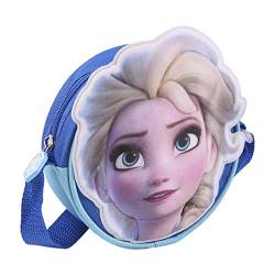 Disney Eiskönigin Handtasche Umhängetasche Elsa Tasche Anna und Elsa länge verstellbar (Blau) von Disney