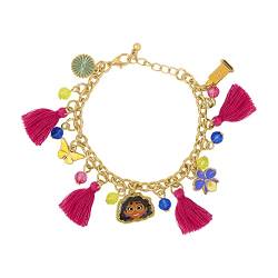 Disney Encanto BH00332YL-65 Quasten-Armband, mehrfarbig, Einheitsgröße, Zink, Kein Edelstein von Disney